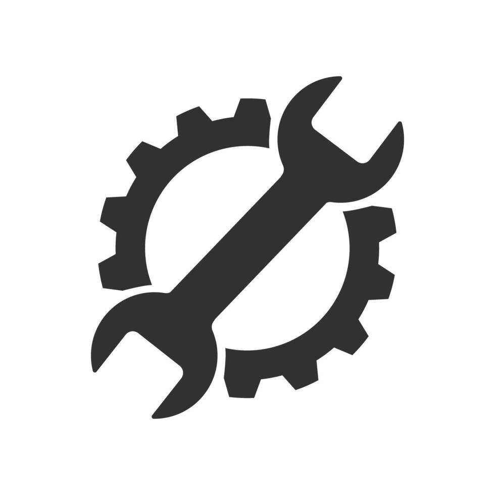 Service tools icon isolate on white background. vector