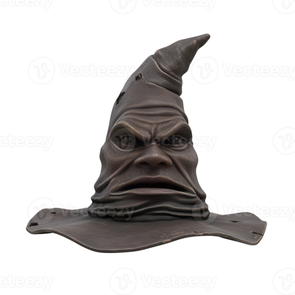 Detailed 3D Rendering of the Witchcraft Sorting Hat png
