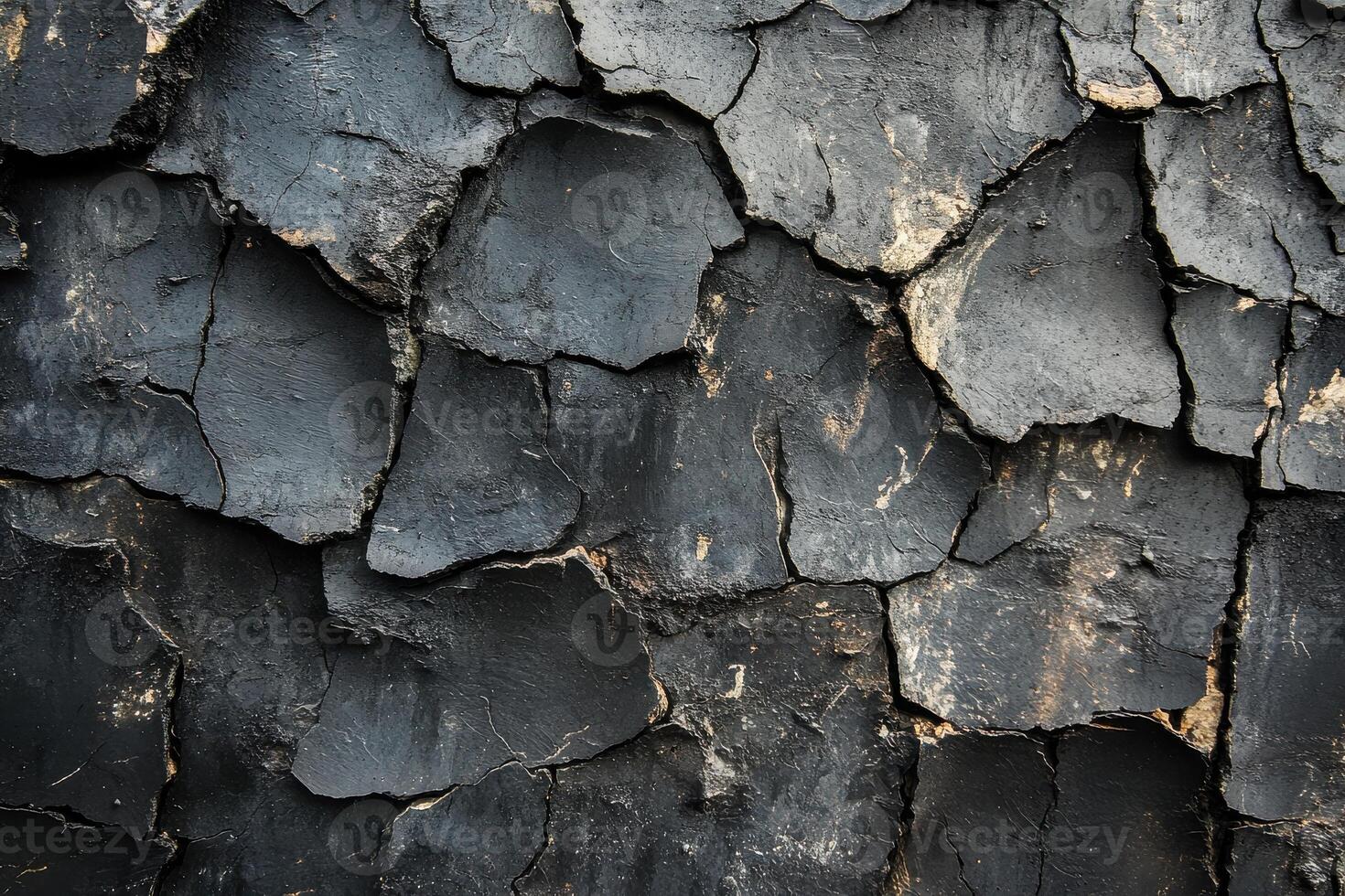 Textured Background of Black Anthracite Grunge Old Stone Concrete for Creative Projects photo