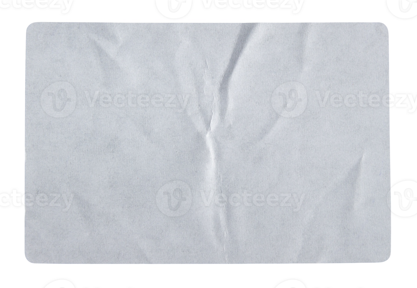 White adhesive piece of glued paper sticker label with transparent background cut out design element png