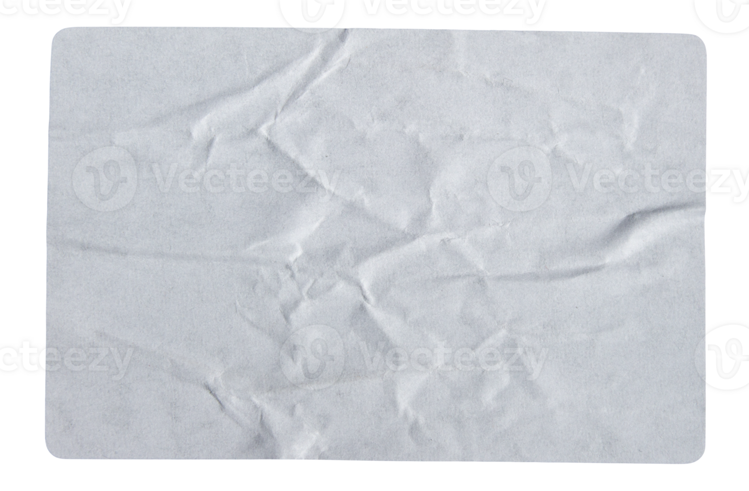 Adhesive white glued paper sticker label with transparent background cut out design element png