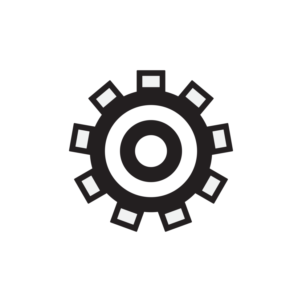 Gear Icon Mechanism and Precision png