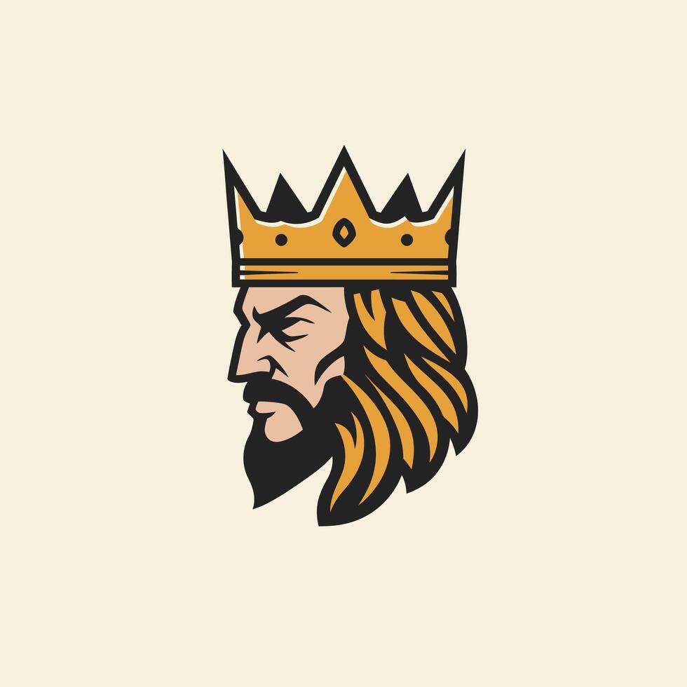 King logo design vector