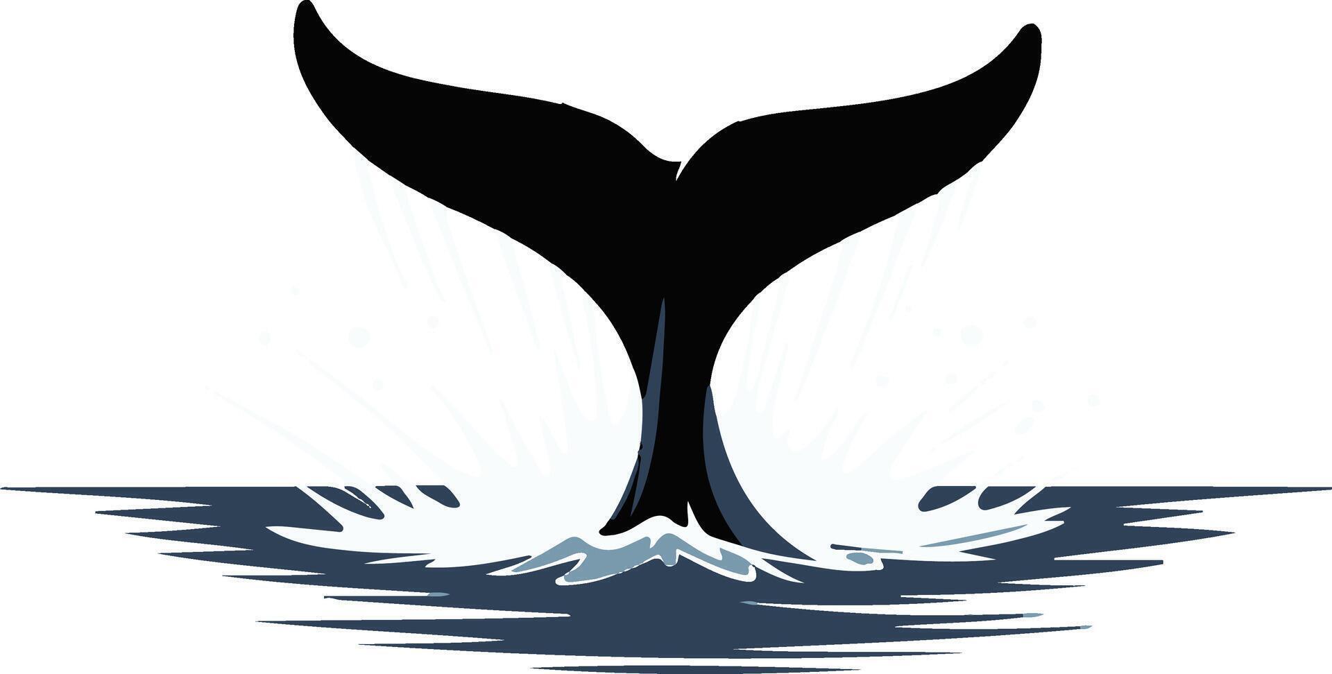 Whale Logo Icon Minimalist Marine Animal Symbol for Branding and Design new 2025 trendy vector