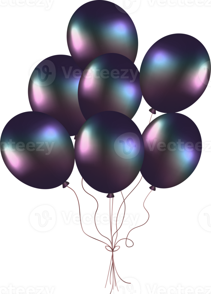 Bunch of Pearl Balloons png