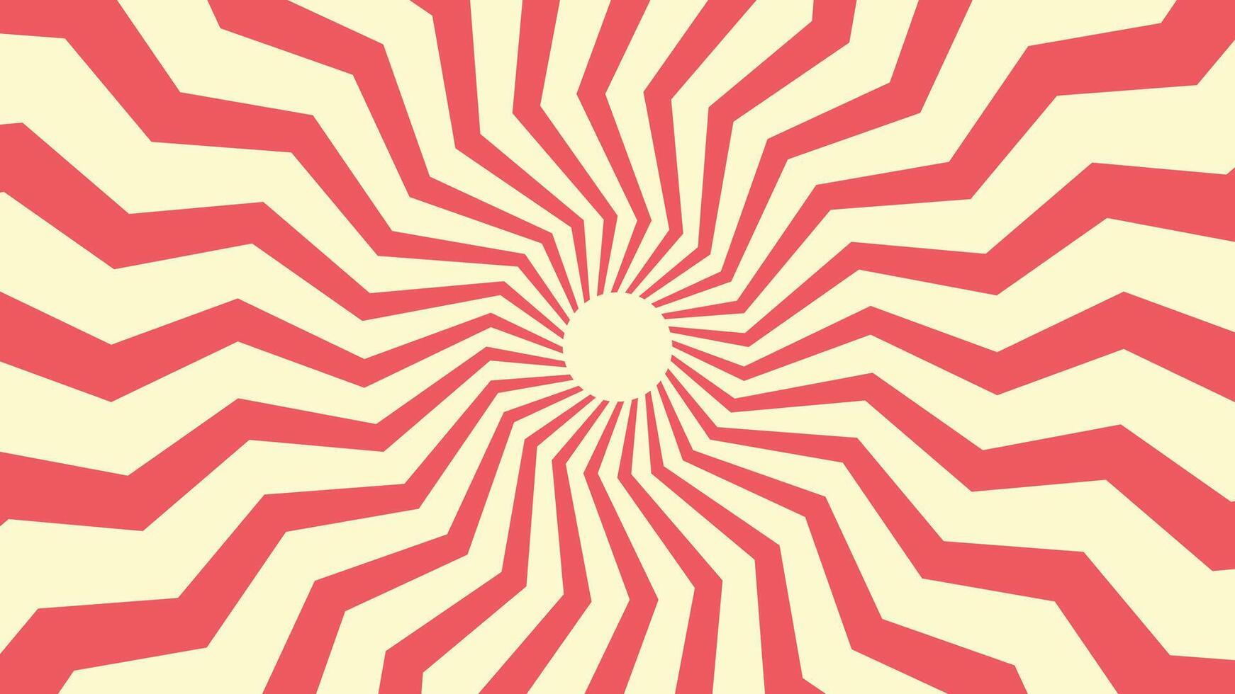 bold abstract sunburst with texture vector
