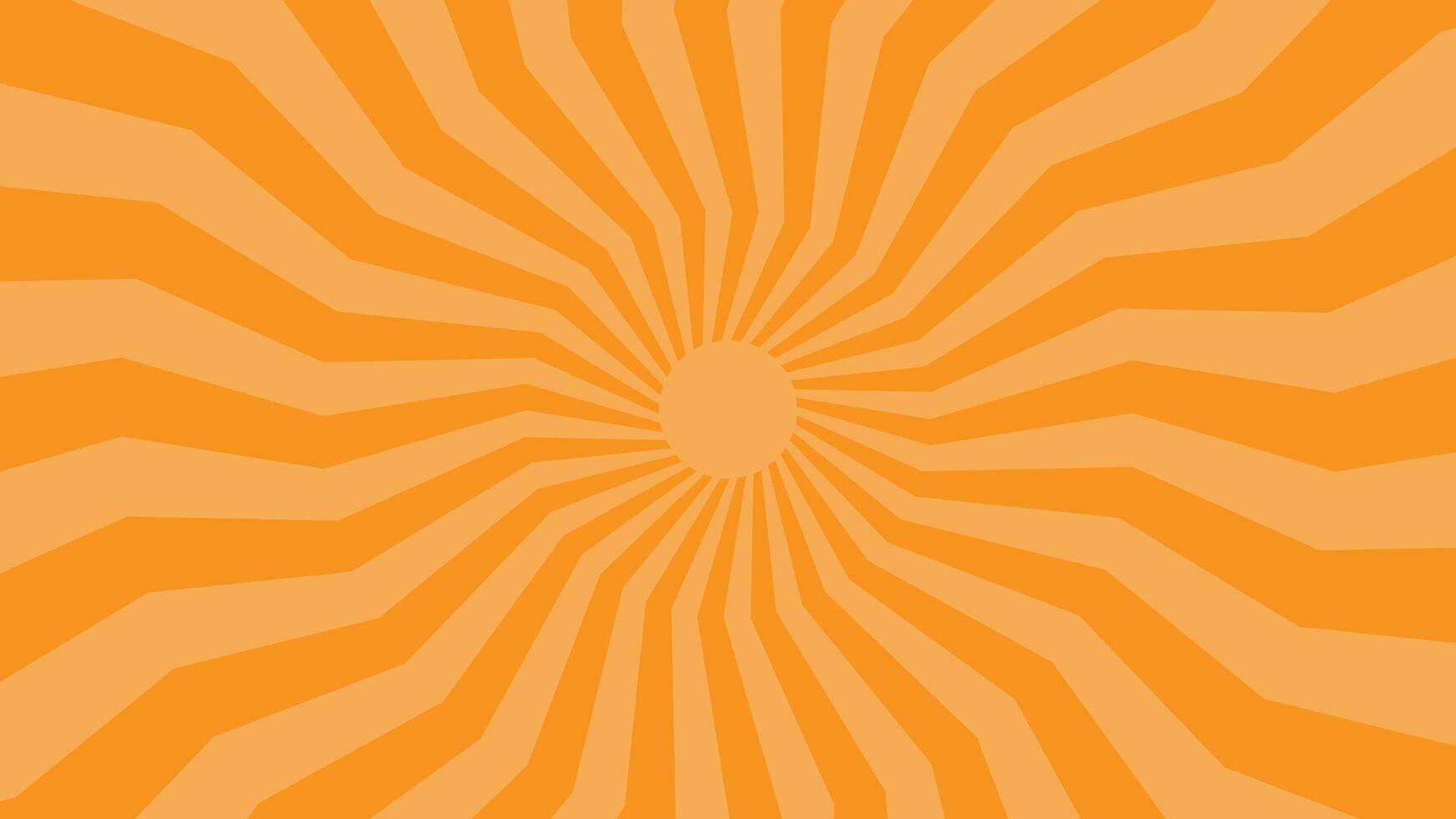 abstract sunburst with golden rays vector