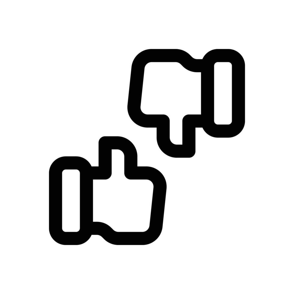 feedback line icon. Clean and minimalist icon for websites and mobile apps. vector