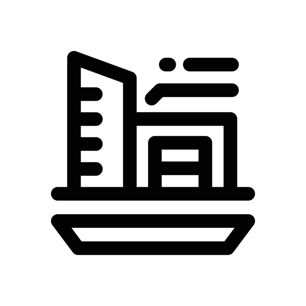 virtual tour line icon. Clean and minimalist icon for websites and mobile apps. vector