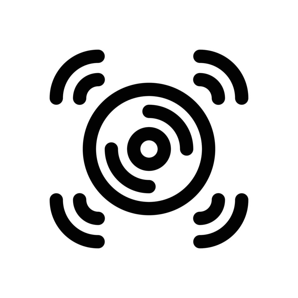 music line icon. Clean and minimalist icon for websites and mobile apps. vector