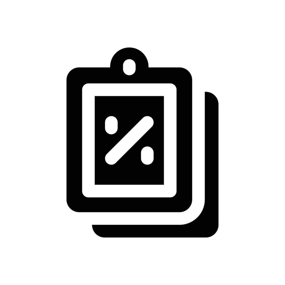 price tag glyph icon. Strong and solid icon for websites and mobile apps. vector