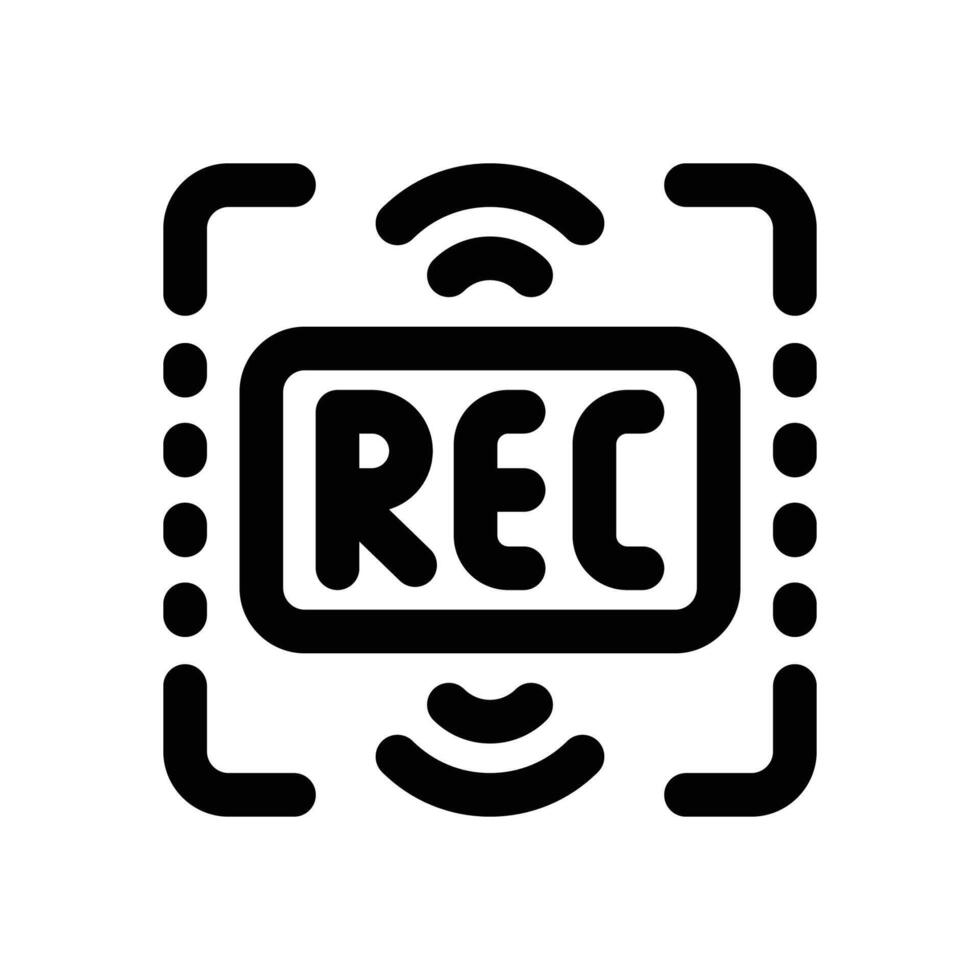 record line icon. Clean and minimalist icon for websites and mobile apps. vector