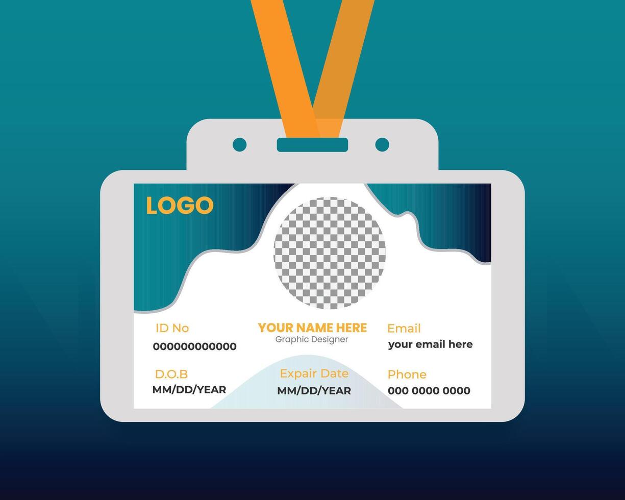 Professional Landscape Badge Template vector