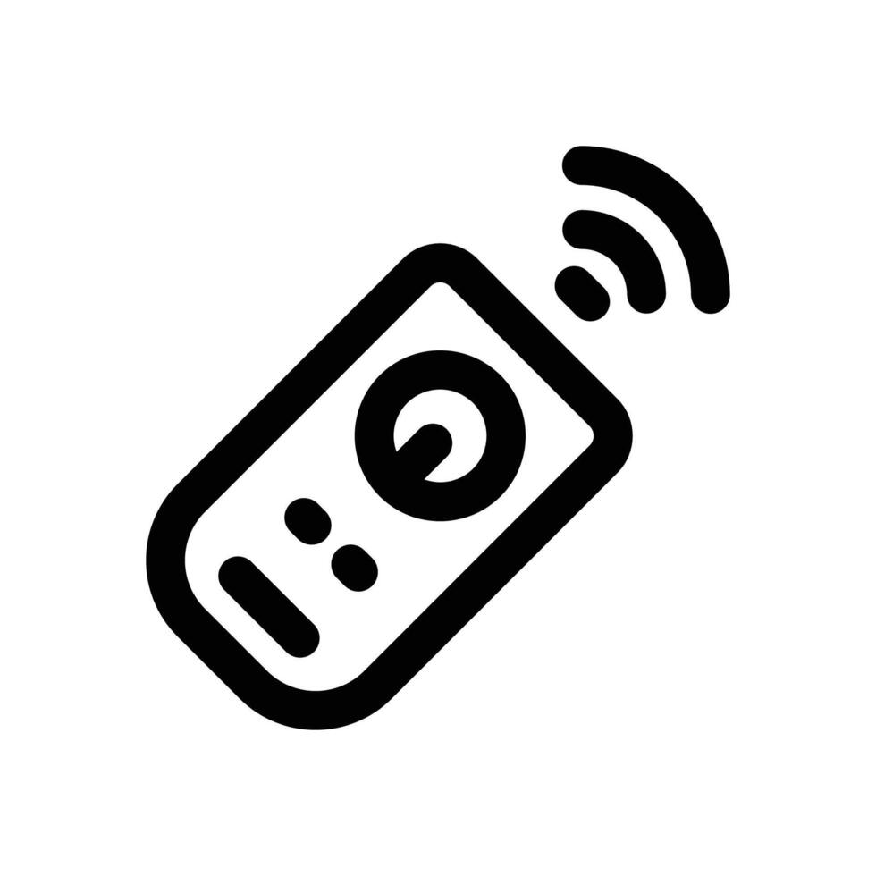 remote control line icon. Clean and minimalist icon for websites, mobile apps, presentations, and logos. Fully scalable and customizable for any project. vector