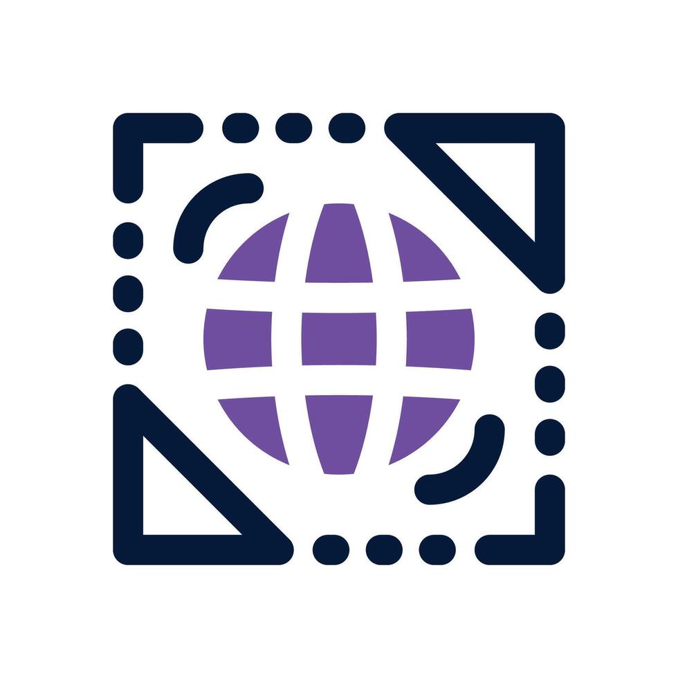 virtual duotone icon. Sleek and modern icon for websites and mobile apps. vector