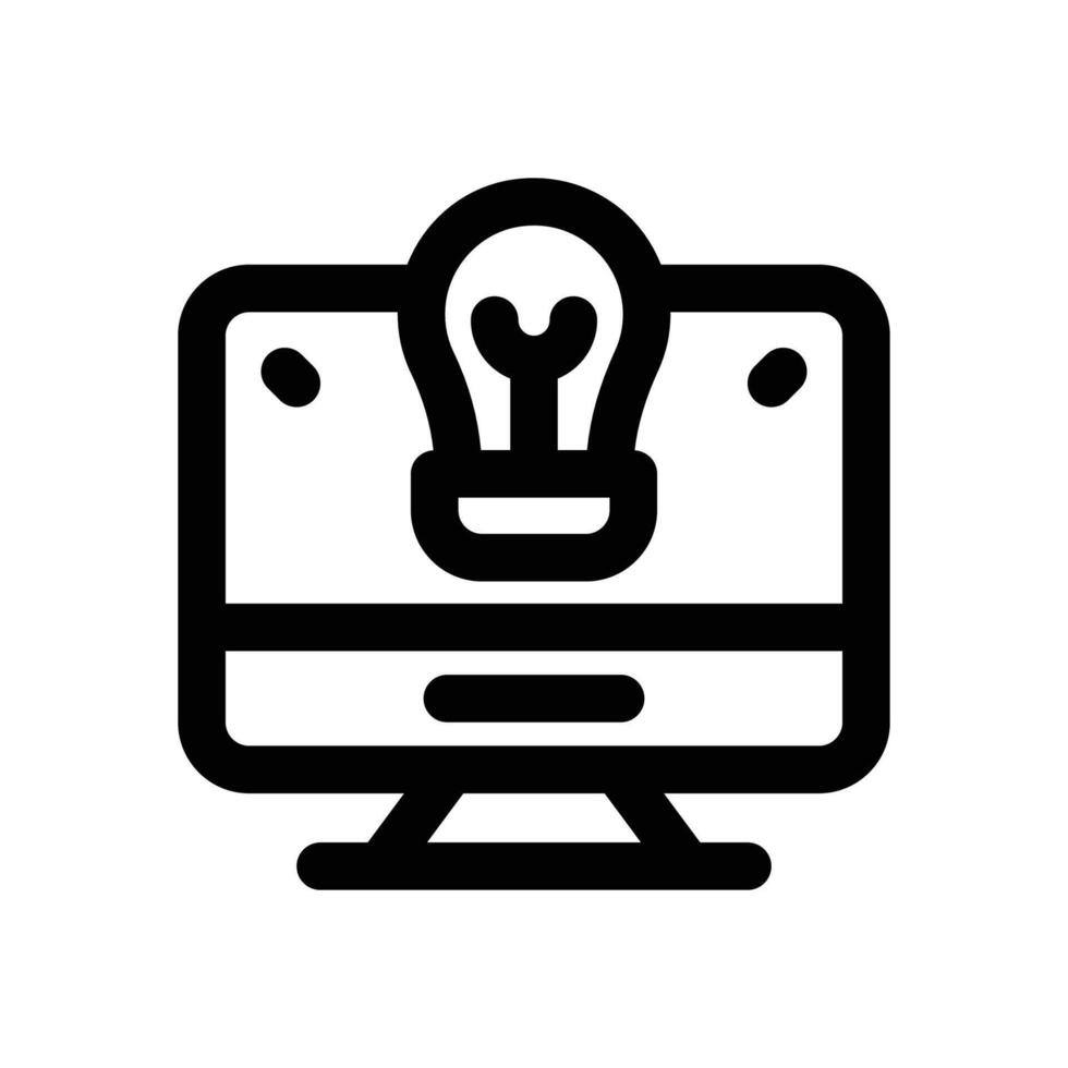 electronic product line icon. Clean and minimalist icon for websites and mobile apps. vector