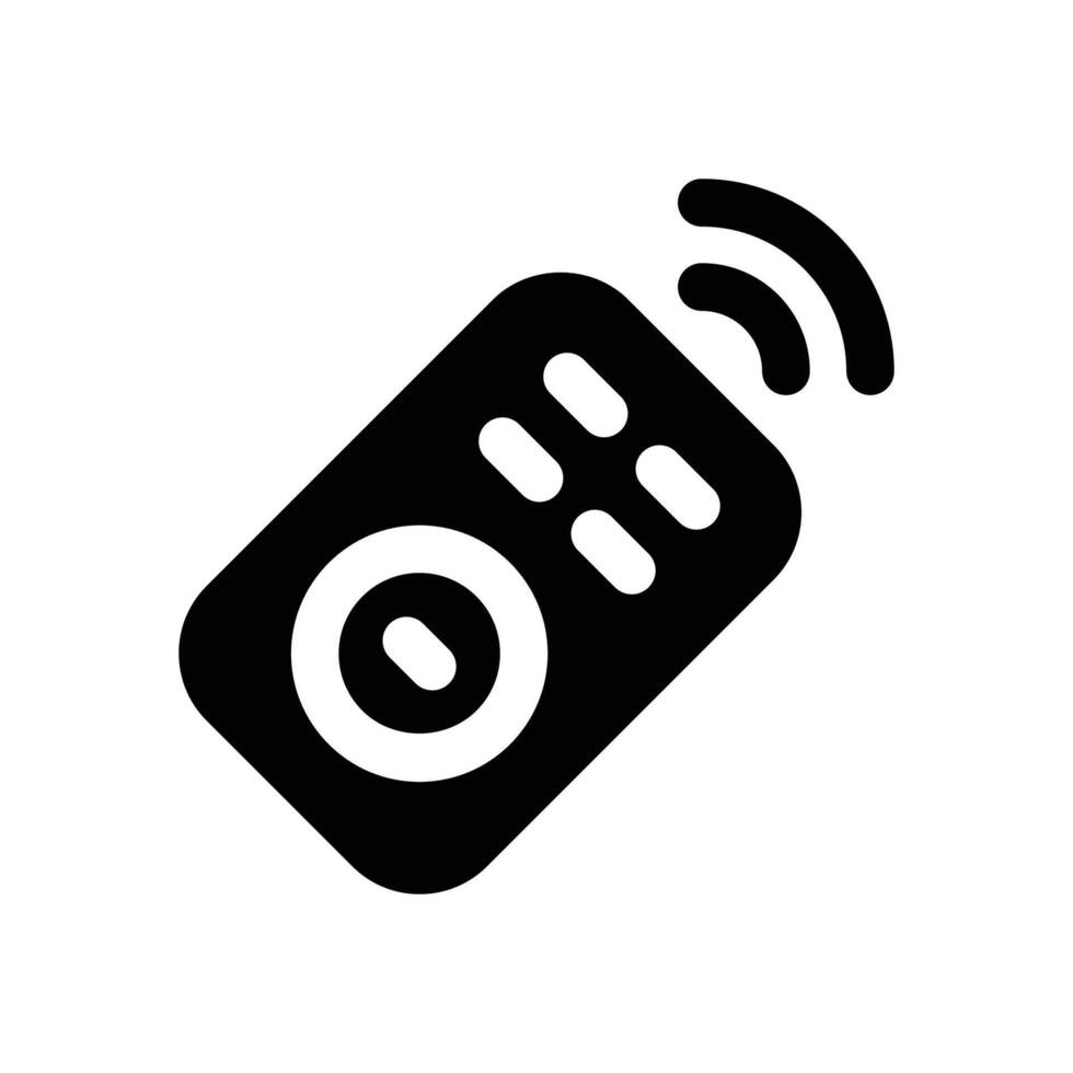 remote controller glyph icon. Strong and solid icon for websites and mobile apps. vector