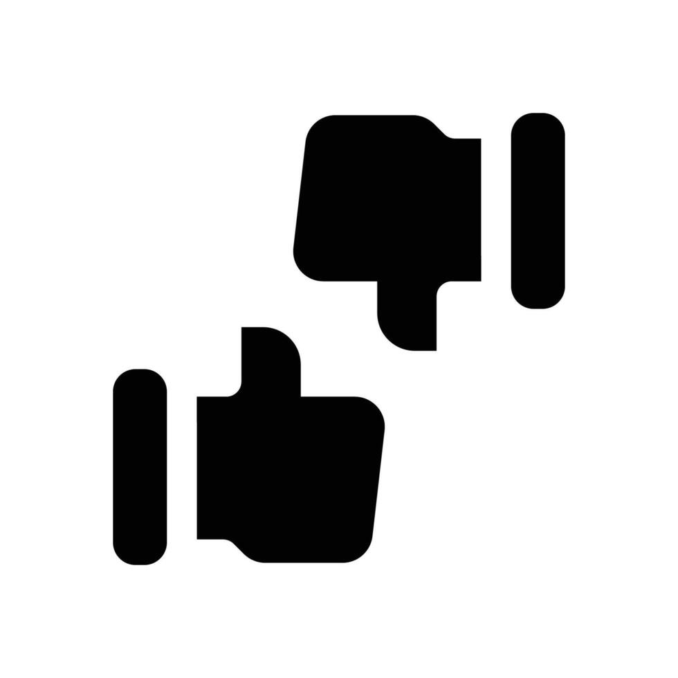 feedback glyph icon. Strong and solid icon for websites and mobile apps. vector