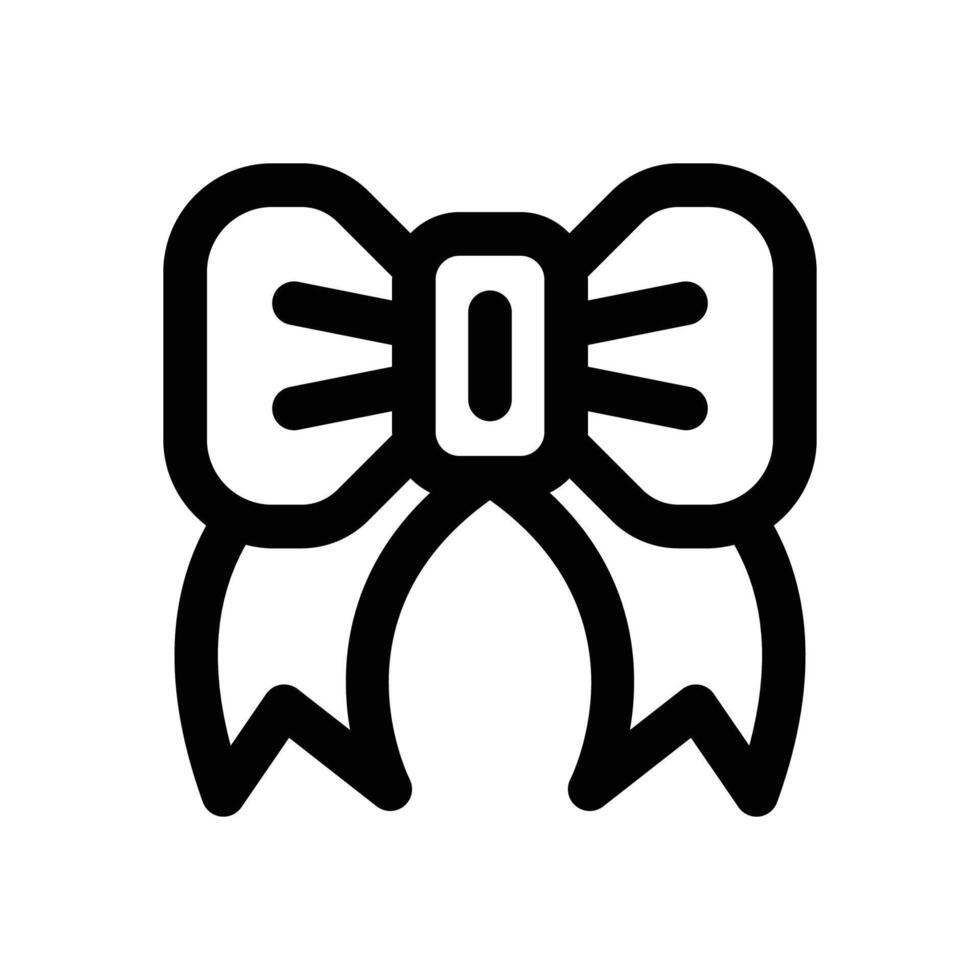 bowtie line icon. Clean and minimalist icon for websites and mobile apps. vector