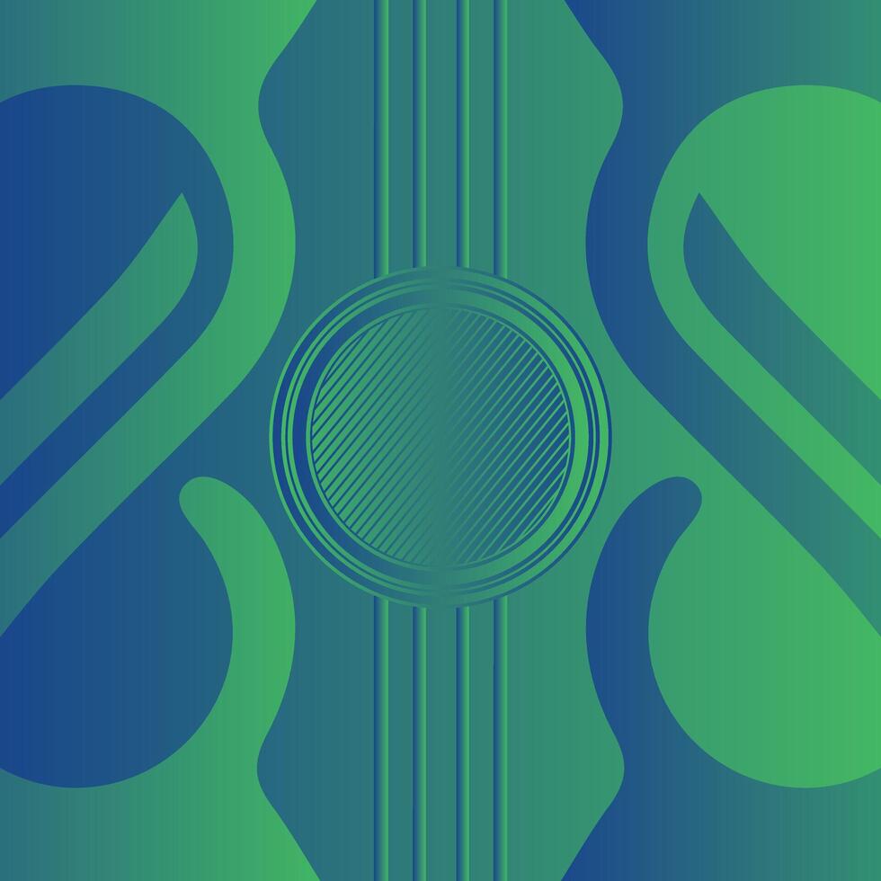 Abstract green gradient background with circles illustration for poster, web, cover, greeting, card, promotion background vector