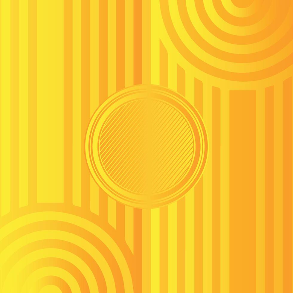 Yellow line with gradient architecture futuristic background minimal concept illustration subtle design. vector