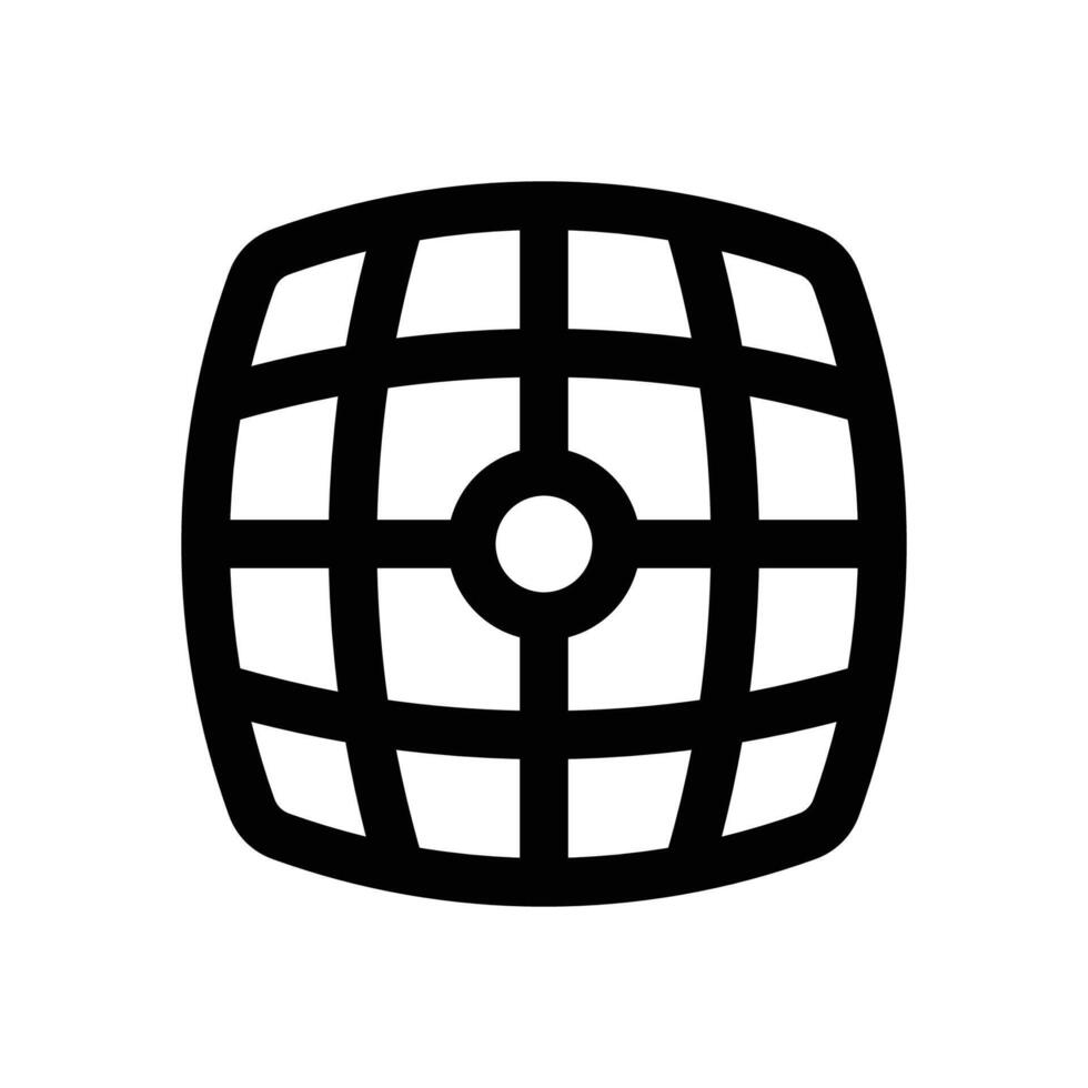 grid line icon. Clean and minimalist icon for websites and mobile apps. vector
