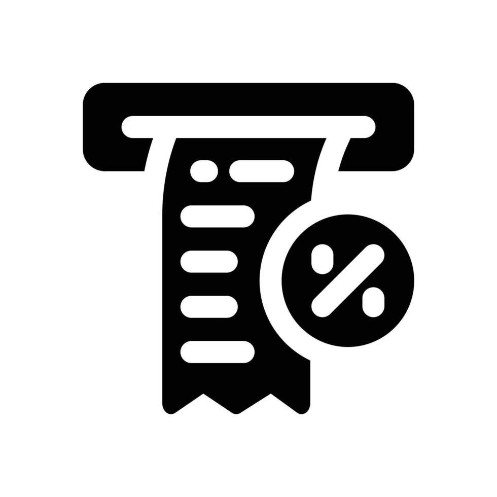 billing glyph icon. Strong and solid icon for websites, mobile interfaces, presentations, and visual branding. High quality and easy to edit. vector