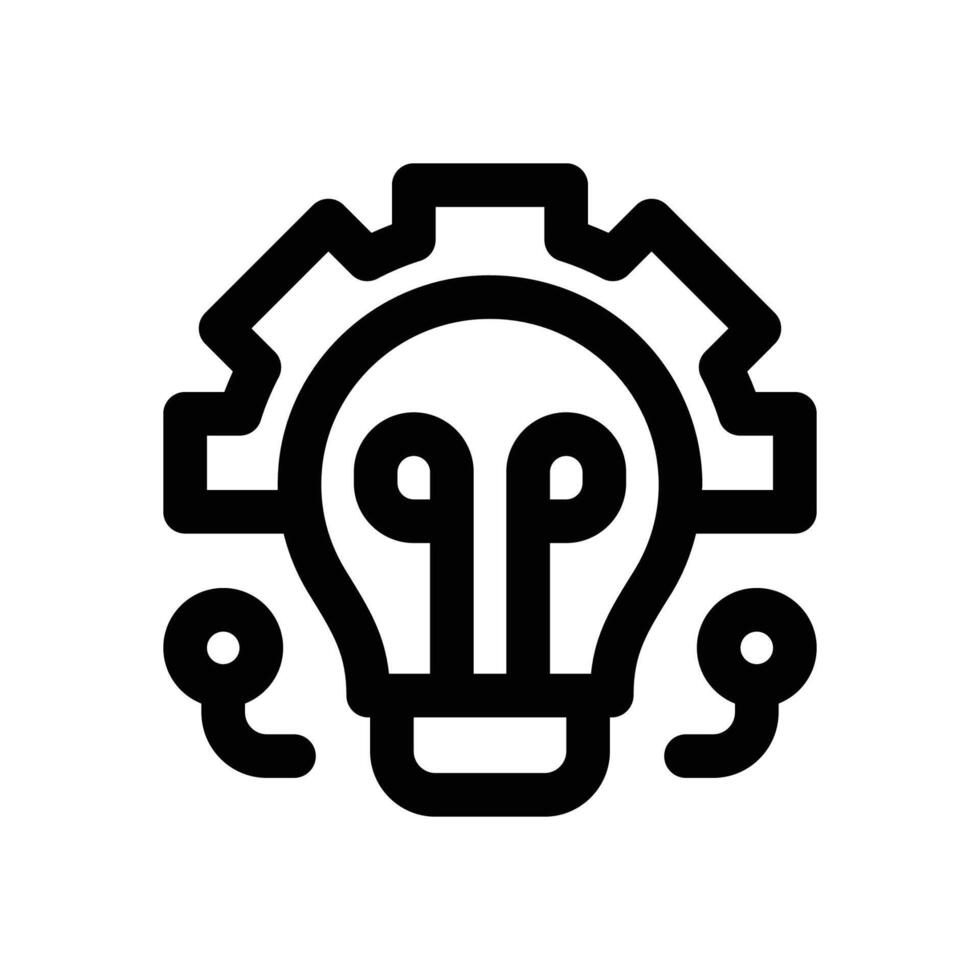 technology line icon. Clean and minimalist icon for websites and mobile apps. vector