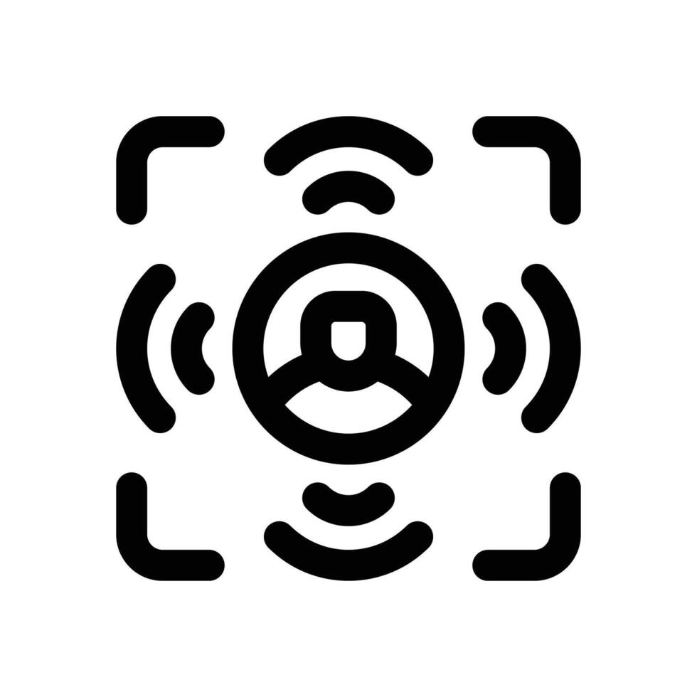 streaming line icon. Clean and minimalist icon for websites and mobile apps. vector
