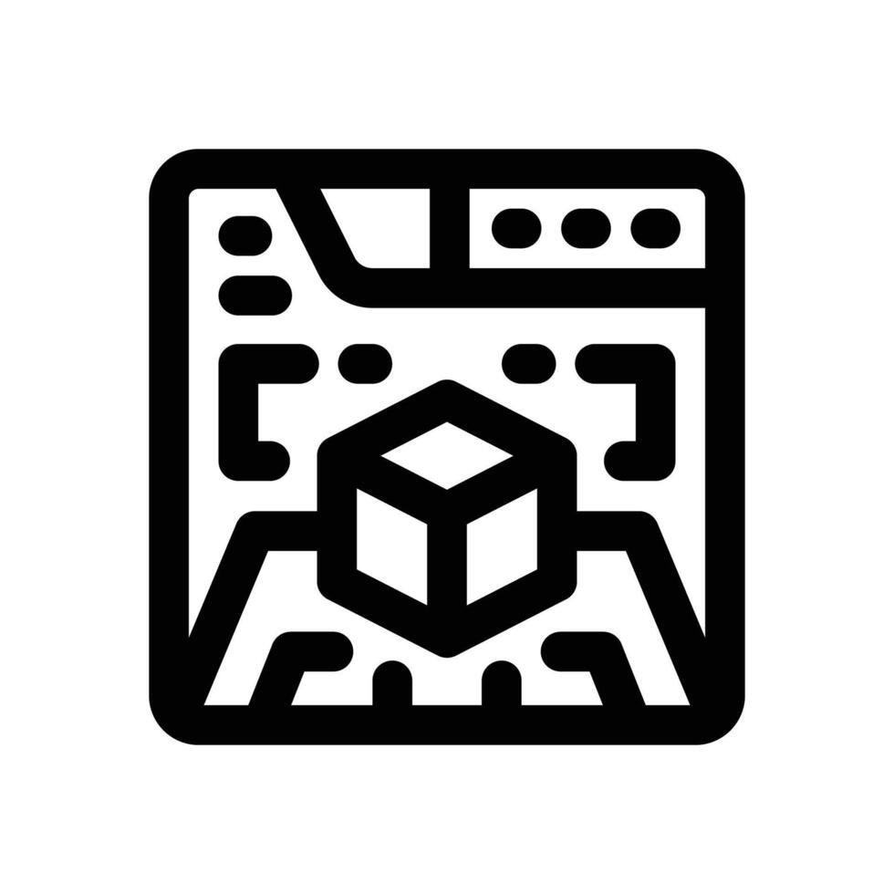 software line icon. Clean and minimalist icon for websites, mobile apps, presentations, and logos. Fully scalable and customizable for any project. vector