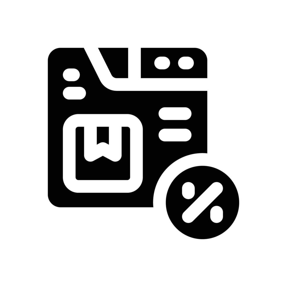 marketplace glyph icon. Strong and solid icon for websites and mobile apps. vector