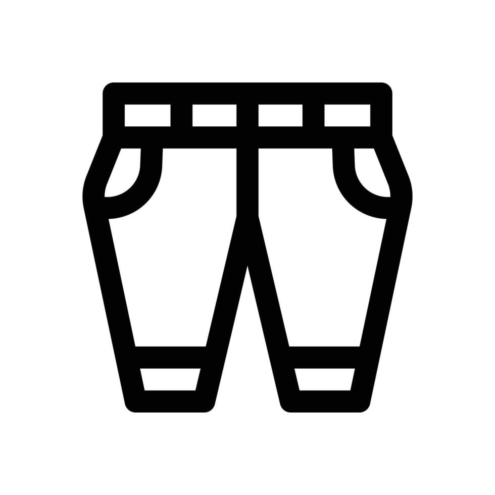 pants line icon. Clean and minimalist icon for websites and mobile apps. vector