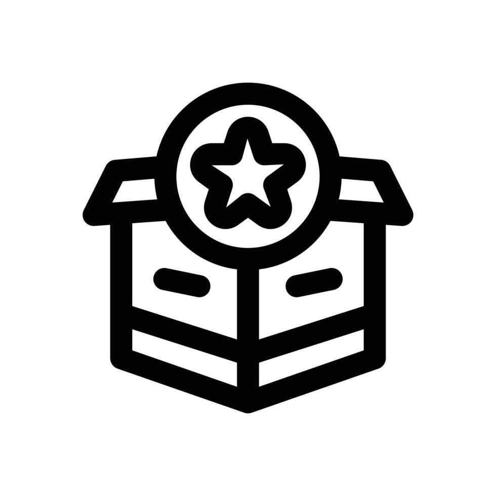 rating line icon. Clean and minimalist icon for websites and mobile apps. vector