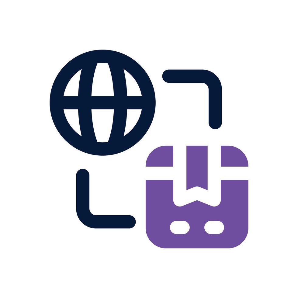 import duotone icon. Sleek and modern icon for websites and mobile apps. vector