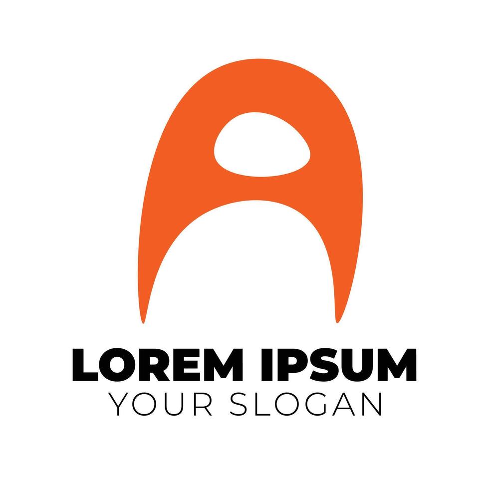 A letter logo for business and company identity vector