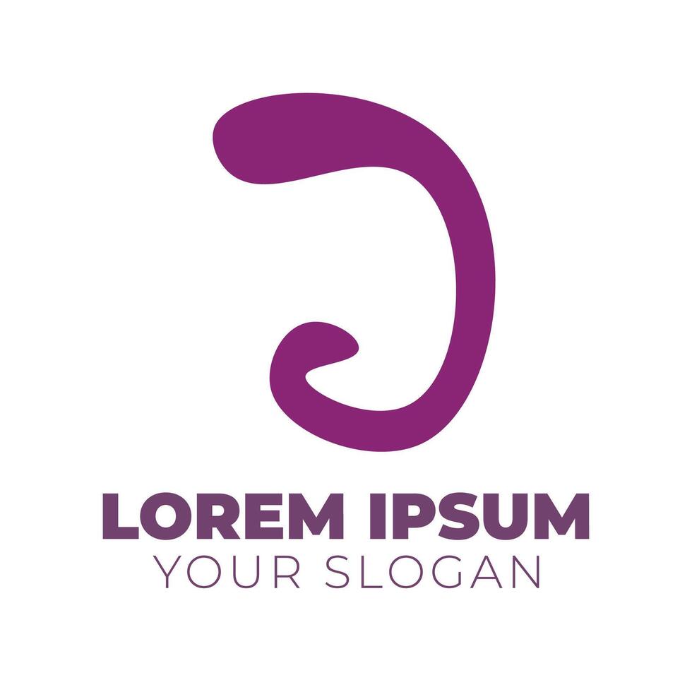 J letter logo for business and company identity vector