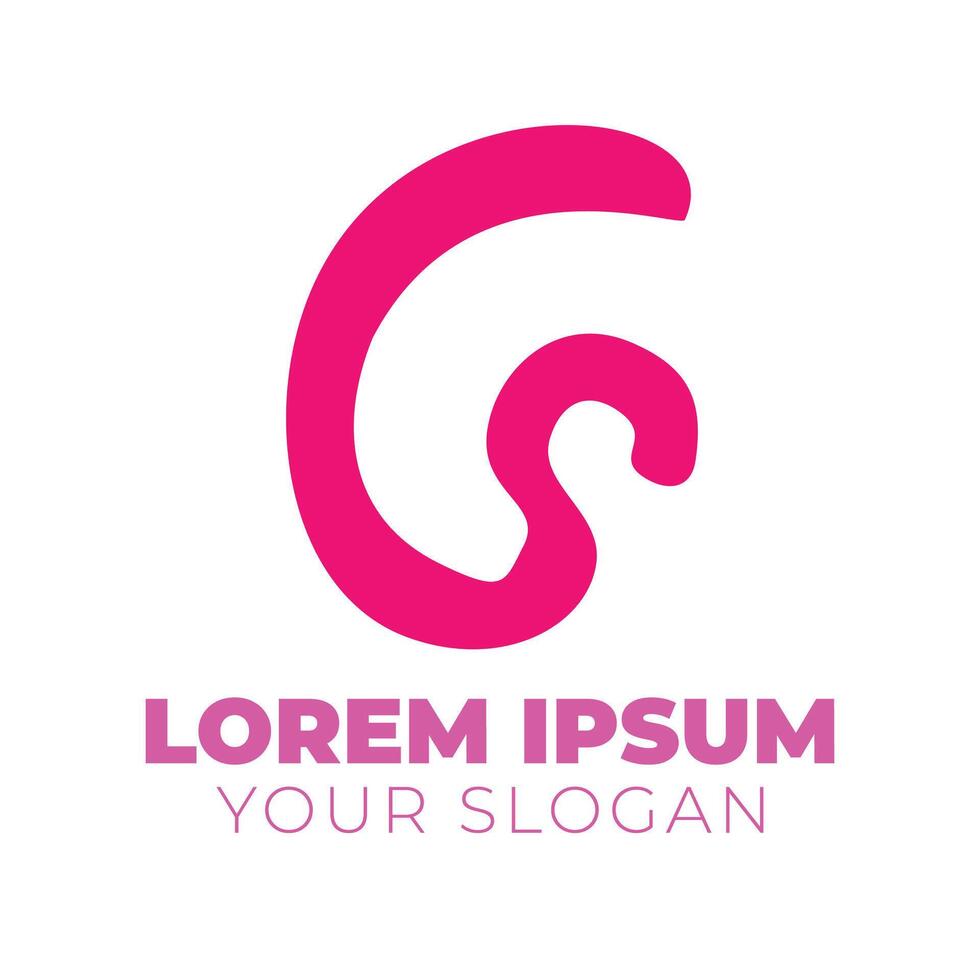 G letter logo for business and company identity vector