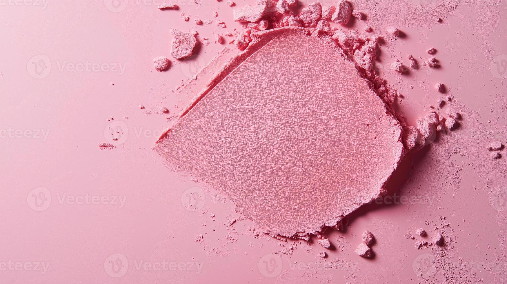 Broken Soft Pink Texture on Smooth Surface photo