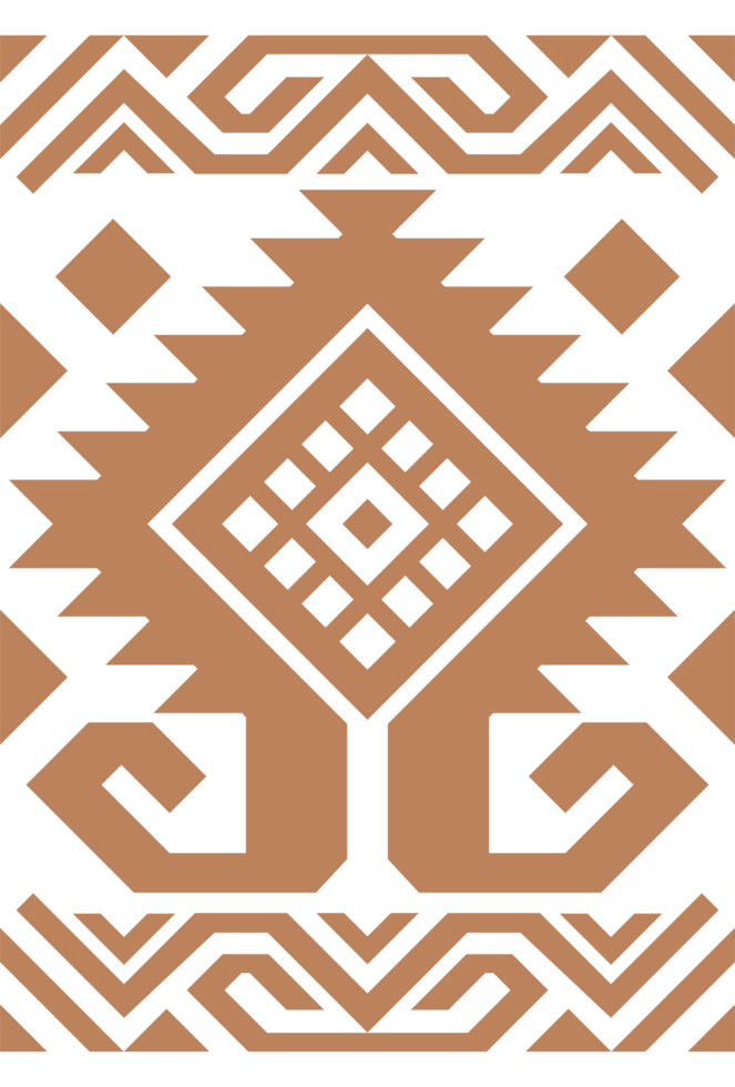 Woven ornament design pattern with Mamuli motif, Sumba Indonesia weaving. Suitable for use as a fabric motif, batik, background, cover png