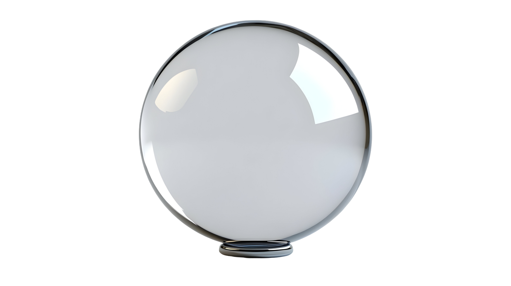 Close-up view of a magnifying glass against a neutral backdrop. png