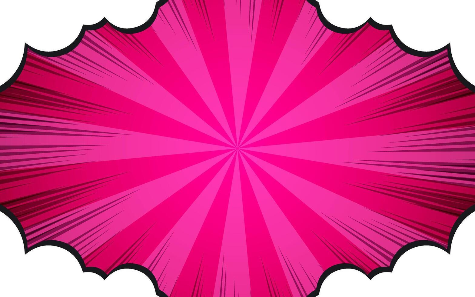 Bright pop art comic background with halftone and cute clouds vector