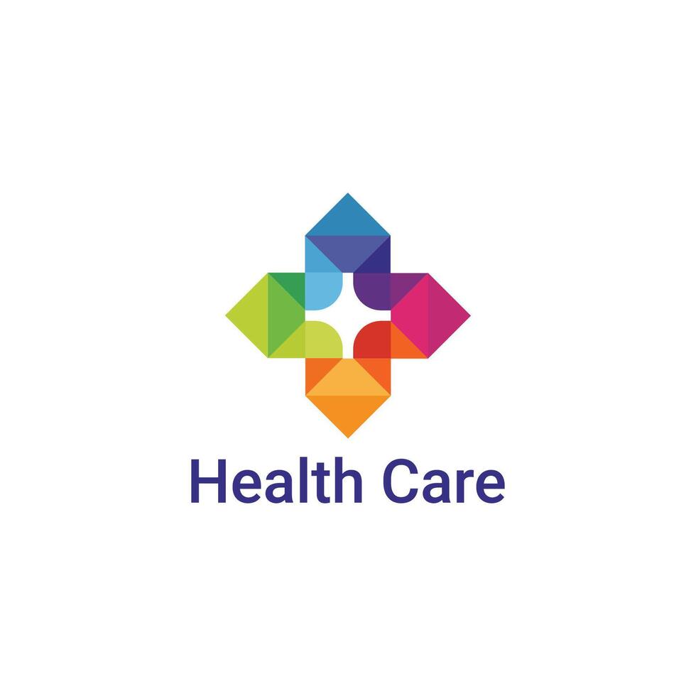 Health Care Logo. Plus Sign vector