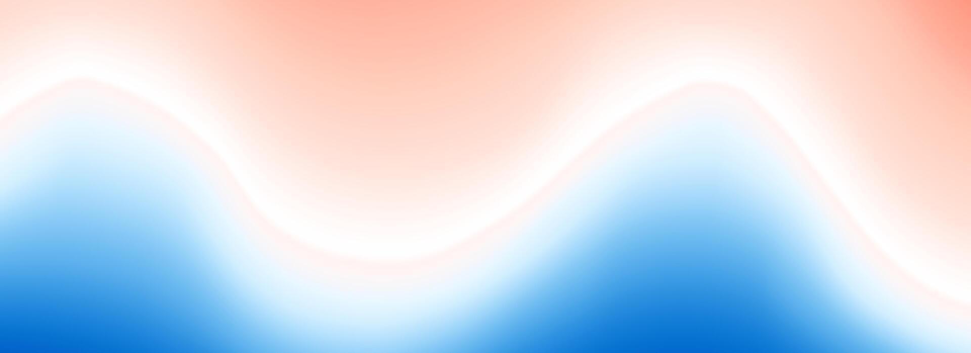 Calm beach gradient background. Blur ocean coast concept. Smooth wavy pink sand seaside backdrop. Pastel light blue waves wallpaper. Soft summer sea shore gradient banner. Top view vector