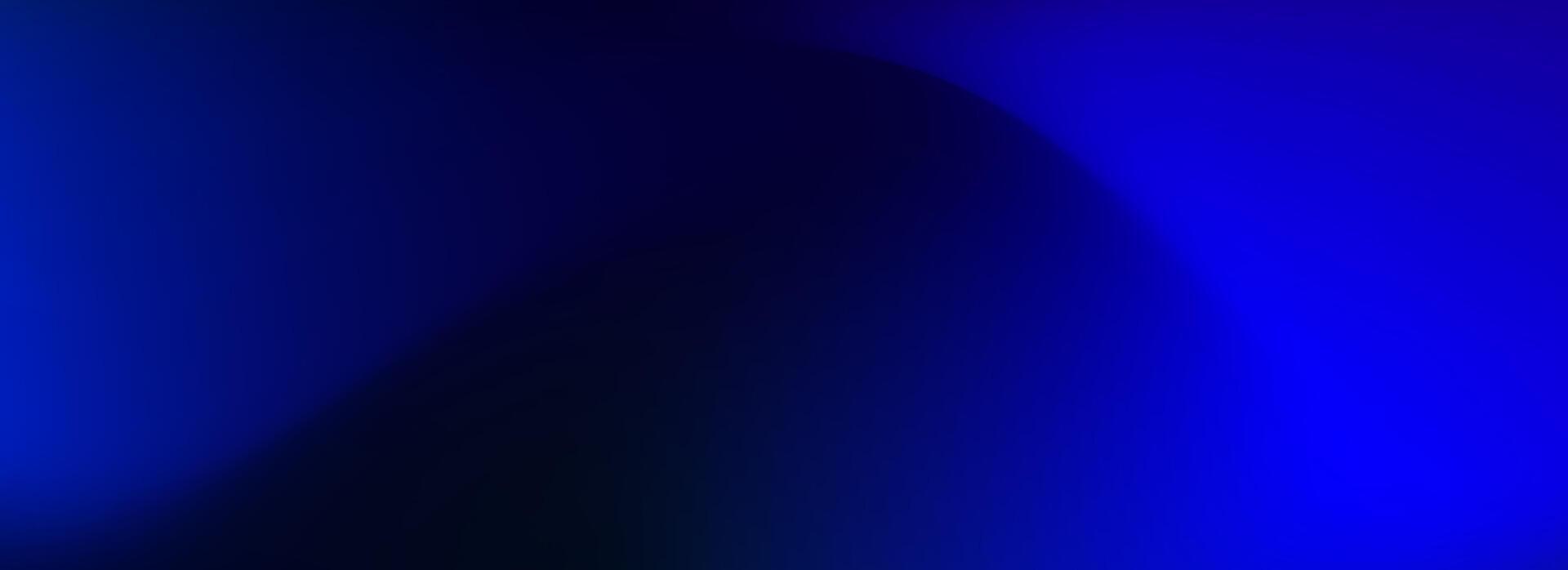 Abstract deep dark underwater background. Deep blue ocean gradient wallpaper. Night sky and deep water surface design. Blur sea backdrop for presentation, brochure, poster, banner. vector