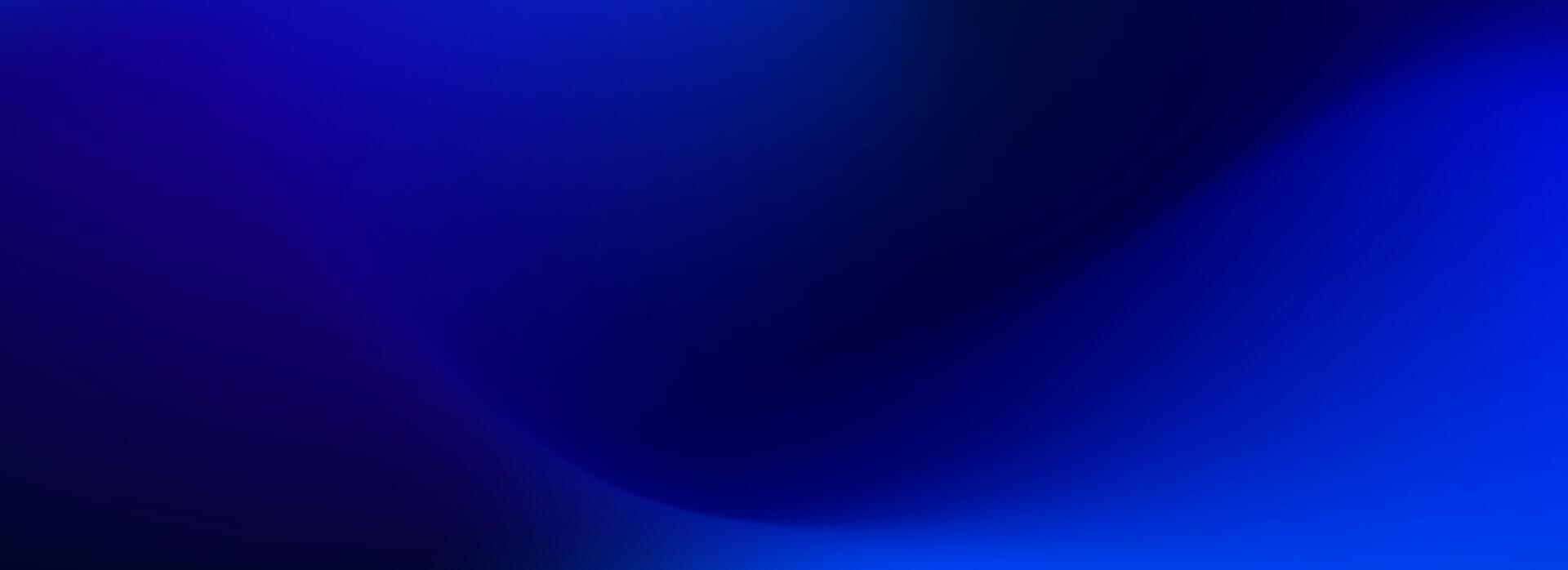 Abstract deep dark underwater background. Deep blue ocean gradient wallpaper. Blur sea backdrop for presentation, brochure, poster, banner. Night sky and deep water surface design vector