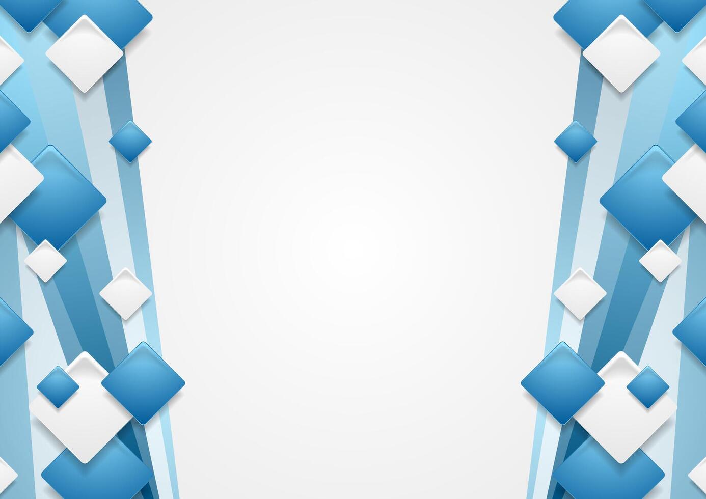 Abstract blue tech corporate background vector