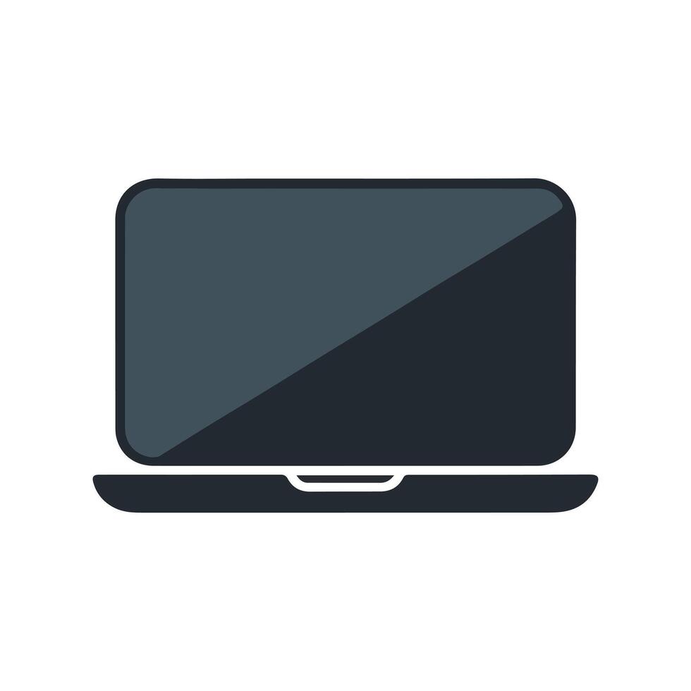 Laptop icons set. Laptop different style icon. vector