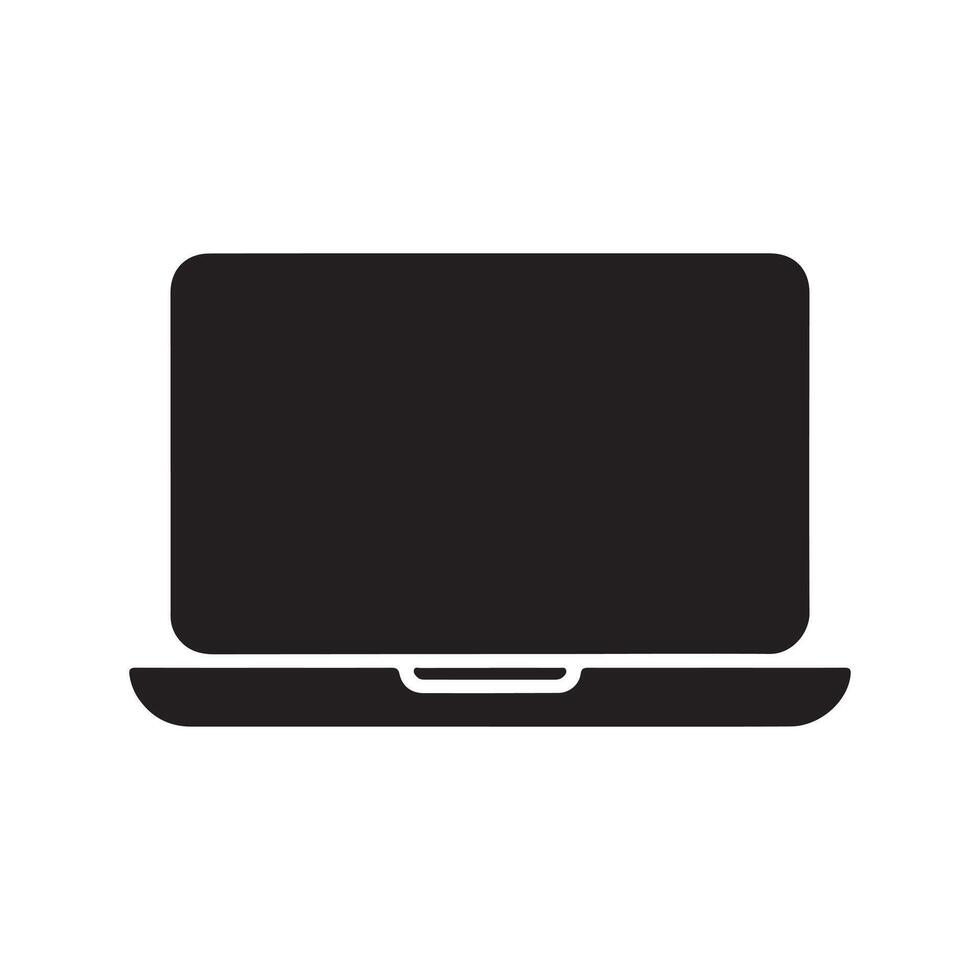 Laptop icons set. Laptop different style icon illustration. vector