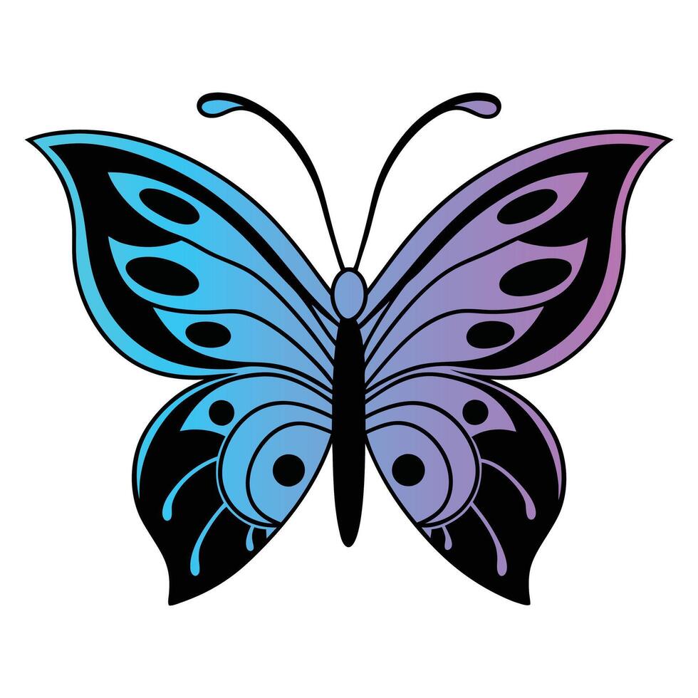 Lovely Butterfly Clipart for Designers and Artists vector