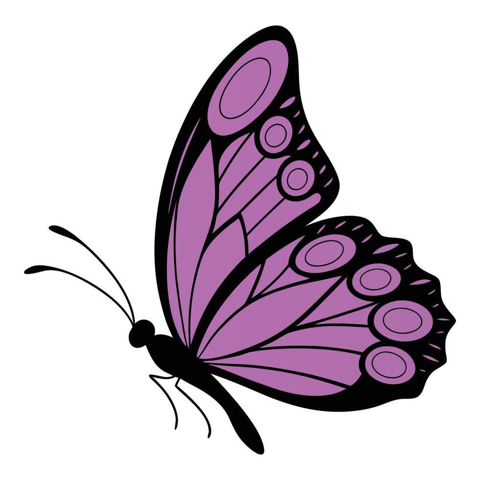 Gorgeous Isolated Butterfly Illustration for Your Designs vector